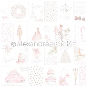 Alexandra Renke - Cards Parisian Christmas - Paper -  12x12" Cheap Sale The Cheapest