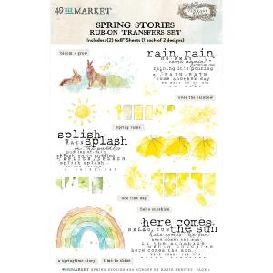 49 and Market - Toddler time - Rub ons - Spring stories Original Cheap Pice