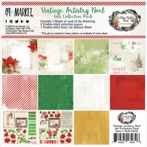 49 and Market - Vintage Artistry Noel - 6x6" Paper Pad Free Shipping Top Quality