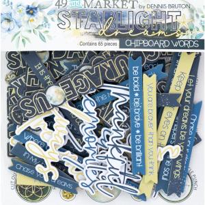 49 and Market - Starlight Dreams - Chipboard Set Discount Collections