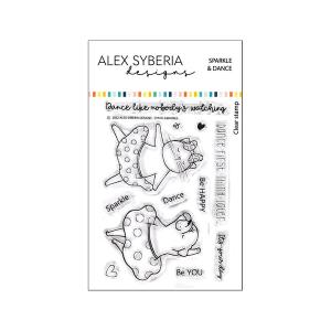 Alex Syberia Designs - Clear stamps - Sparkle & dance Clearance For Cheap