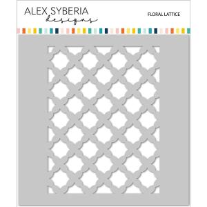 Alex Syberia Designs  -   Stencil  - Floral Lattice Cheapest Cheap Online