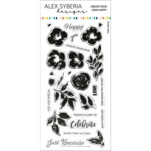 Alex Syberia Designs - Clear stamps - Create your own happy Clearance Low Pice