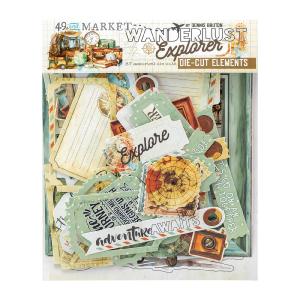 49 and Market - Wanderlust Explorer - Die Cut Elements Free Shipping Wiki