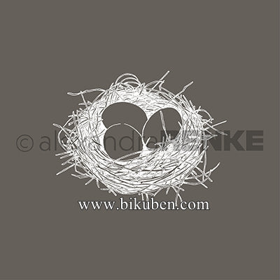Alexandra Renke - Montert Stempel - Egg Nest - Large Cheap Original