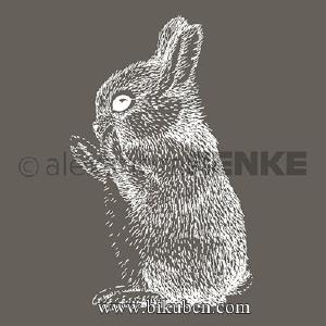Alexandra Renke - Montert Stempel - Rabbit - Large Clearance Online Official Site