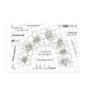 Alexandra Renke - Clear stamps - Rainbow of flowers High Quality Cheap Pice