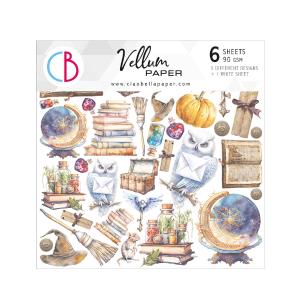 Ciao Bella - Wizard Academy -  Fussy Cut Vellum - Paper Pad  - 6 x 6" Outlet Cheap Authentic