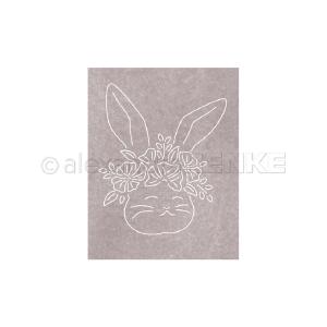 Alexandra Renke - Dies - Negative-rabbit with flowers Cheap Excellent