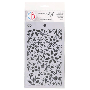Ciao Bella - Stencil - Winter Flowers - 5 x 8" Buy Cheap Great Deals