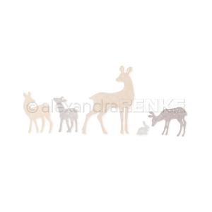 Alexandra Renke - Dies - Roe deer mother and 3 fawns Sale Online Shop