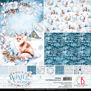 Ciao Bella - Winter Journey - Paper Pack  (8 ark)  12 x 12" Free Shipping Manchester