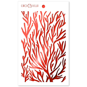 Ciao Bella - Stencil Art - Corals - 5 x 8" With Paypal Sale Online