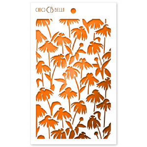 Ciao Bella - Stencil Art - Daisies  - 5 x 8" For Sale Cheap Online