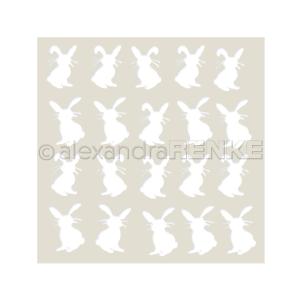 Alexandra Renke - Stencil - Cheeky rabbits In China For Sale