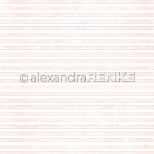 Alexandra Renke - Stripes Pink - Paper -  12x12" Cheap Sale Now