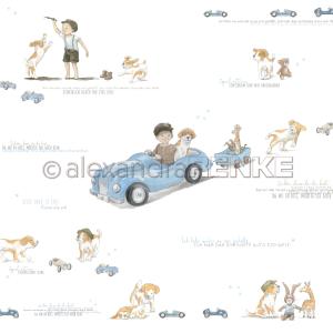 Alexandra Renke - Little Driver - Paper   12x12" Official For Sale