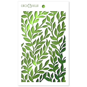 Ciao Bella - Stencil Art - Ramage  - 5 x 8" Free Shipping Cost