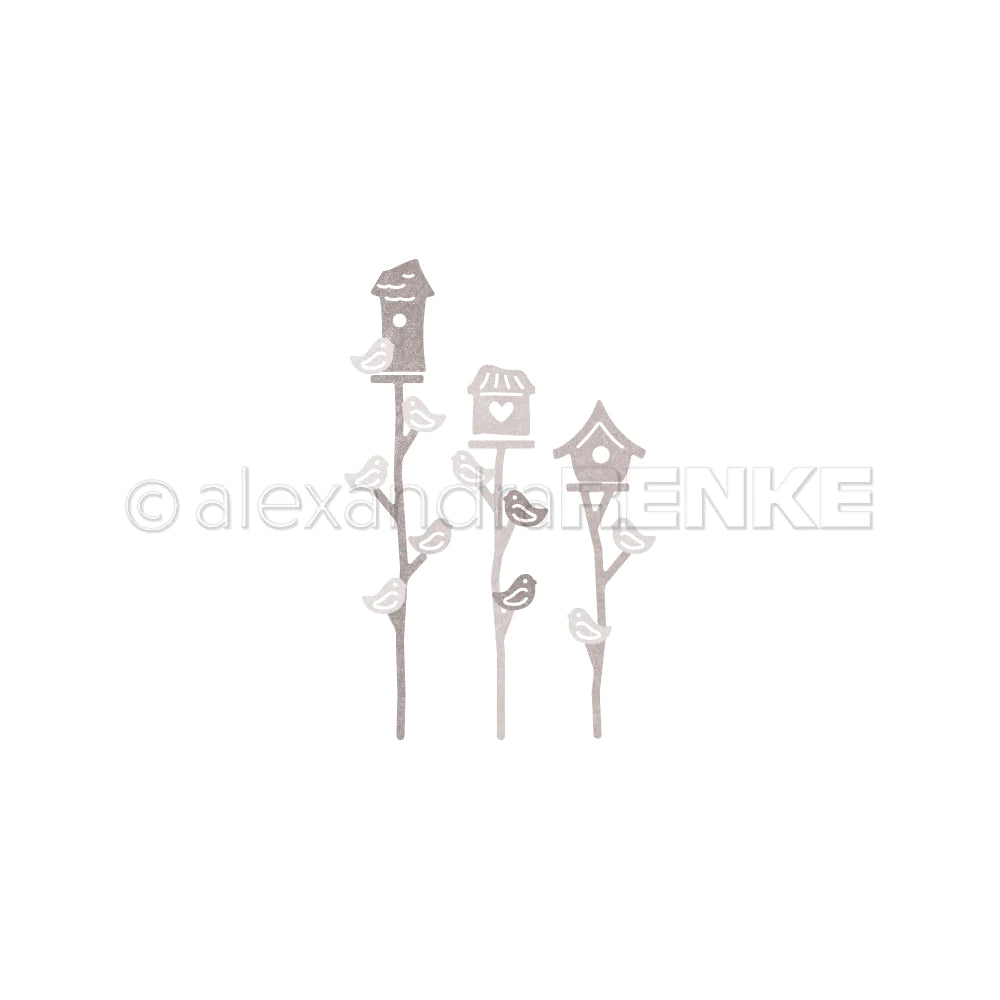 Alexandra Renke - Dies - 3 small birdhouses Buy Cheap Genuine