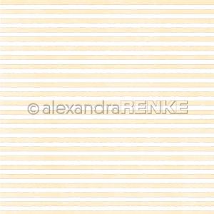 Alexandra Renke - Stripes Yellow - Paper -  12x12" Buy Cheap Brand New Unisex