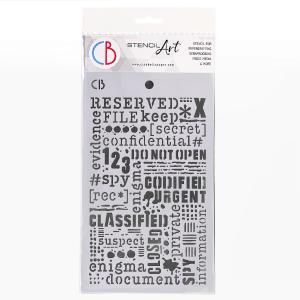 Ciao Bella - Stencil Art - Confidential - 5 x 8" Cheap Sale Wiki