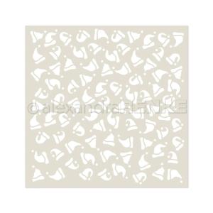 Alexandra Renke - Stencil - Santa hats 2025 New For Sale