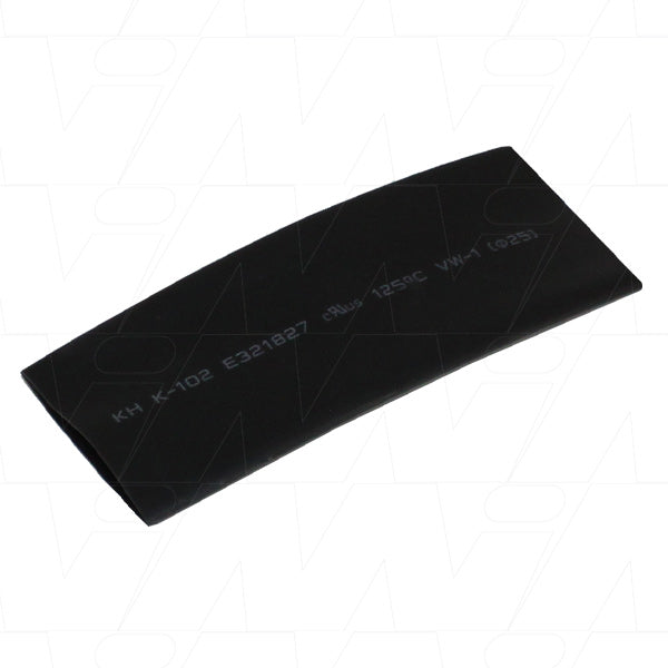 Polyolefin Black Heatshrink 25mm diameter (45mm LFS) 2:1 Shrink Ratio Sale Best