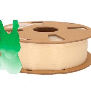 3DE Premium - PLA - Glow'n'Glitter Green - 1.75mm - 1kg Marketable Cheap Pice