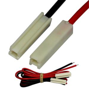 2.9mm Female spade receptacles, Leads RED & BLACK=1000mm AWG20. Cheap Sale Pictures