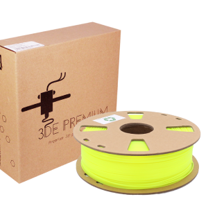 3DE Premium - PLA Fluorescent - Neon Yellow - 1.75mm - 1kg Outlet For Nice
