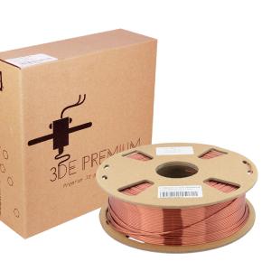 3DE Premium - PLA Silky - Red Copper - 1.75mm - 1kg Marketable