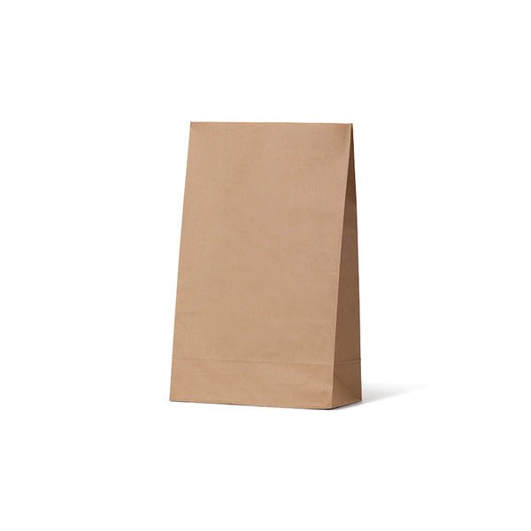 Small Supermarket - Flat Bottom Brown Bag (500 PACK) Marketable