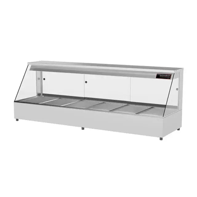 Woodson Straight Hot Food Display Multiple Sizes Clearance Factory Outlet