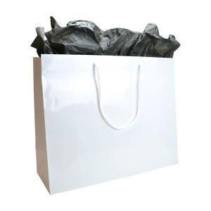Extra Large - White Gloss Euro Gift Bag (50 PACK) Clearance Classic