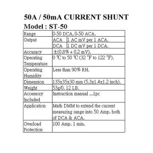 Shunt (External) Dc 50a Sale Wholesale Pice