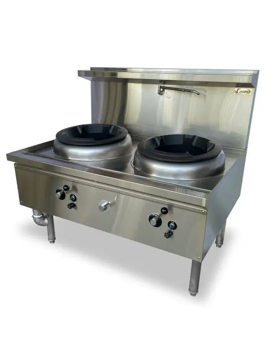 Jasper Double Wok Range Chimney Burner 1200mm Cheapest Online