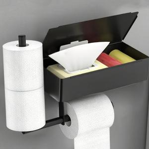 Stainless Steel Bathroom Toilet Paper Holder With Phone Shelf Perfect Sale Online