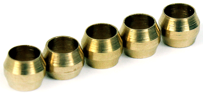 Micro Swiss - Brass Compression Sleeves 4mm (5 pcs) - CR-6 SE Sale Reliable