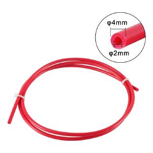 Spider - PTFE Tube - Red - 2x4mm - 1m Cheap Amazon