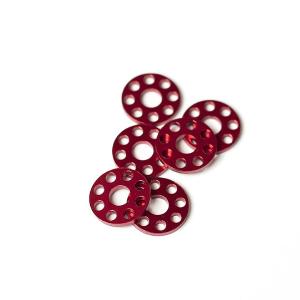 Factory Effex 18mm Ultralite Aluminum Washers Red#22-36702 Cheap Sale Huge Surprise