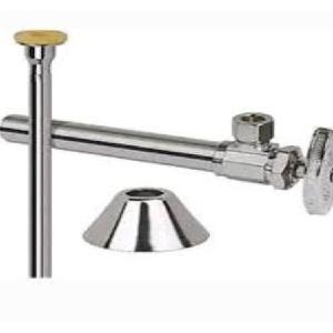 Toilet Kit 1/2 x 3/8 Inch Lead Free Brass Compression x Compression Chrome Plated Purchase Sale Online