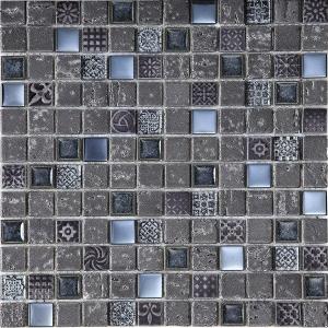 Imperium Graphite Mosaic 1x1 Outlet Collections