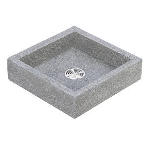 Service Basin Berkeley 24 x 24 x 6 Inch Single Bowl Mop Gray Outlet Genuine