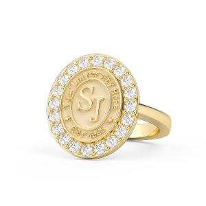 250 Triumph Custom College Ring | 12mm x 10mm Seal Cheap Sale Footlocker Pictures