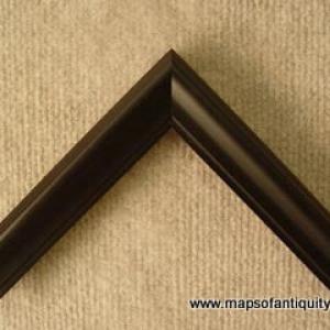 Black Convex Curved Frame with Lip for Small Pieces, up to 12 x 14 inches For Sale Sale Online