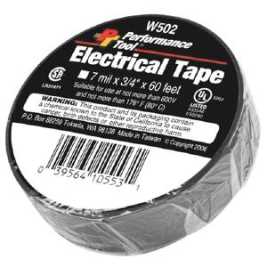 Performancetool W502 PVC Electrical Tape 3/4"X60 - Black #W502 Free Shipping Finishline