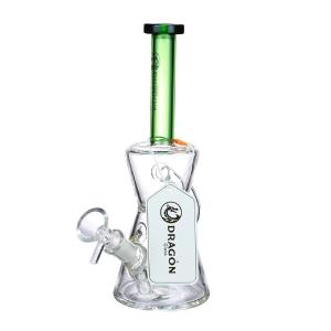 Dragon Glass Water Pipe High Quality Beaker Glass With Diffused Downstem - 313 Grams - 9.5 Inches - Assorted Colors [DGE-204] Discount Low Shipping Fee