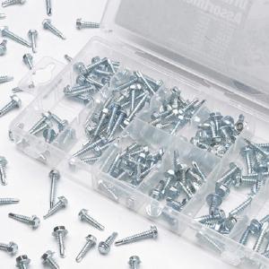 Performancetool W5220 Hex Head Drill Screw Assortment - 200 Pc #W5220 Sale Visit