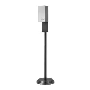 Soap Dispenser Luxe Satin Nickel Floor Standing Steel Touchless Discount Shop Offer