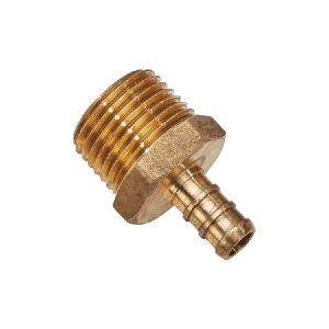 PEX Adapter Lead Free Brass 3/8 x 1/2 Inch Crimp x Male Authentic For Sale